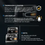 07-13 Chevy Silverado Headlights Replacement With LED Reflection Bowl - Image 13