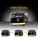 2008 Chevy Silverado Headlights Replacement With LED Reflection Bowl Sequential Turn Signal