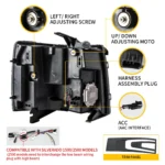 2008 Chevy Silverado Headlights Replacement With LED Reflection Bowl Wiring Harness