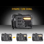 2008 GMC Sierra 1500 Headlights (07-13) Upgrade LED Kits Sequential Turn Signal
