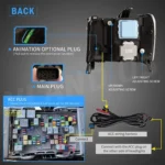 2013 GMC Sierra Headlights (07-13) 1500 2500HD 3500HD LED Projector Kits Wiring Harness