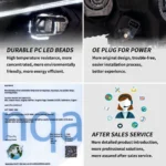 08-12 Honda Accord Headlights Replacement With LED Upgrade Kits - Image 12