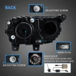 2010 Dodge Challenger Headlights (08-14) Replacement With Demon Style Wiring Harness