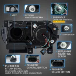 08-14 Challenger Headlights Replacement With Demon Style - Image 11