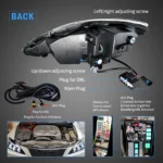 2008 Lexus ISF Headlights Replacement (08-14) With LED Projector Wiring Harness