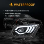 10-14 Mustang GT Headlights Upgrade To LED Projector - Image 11