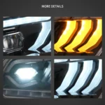 2014 Mustang Headlights (10-14) Upgrade To LED Projector Detail
