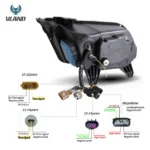 2014 Mustang Headlights (10-14) Upgrade To LED Projector Wiring Harness