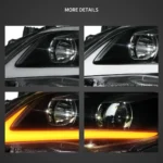11-13 Toyota Corolla Led Headlights Assembly Retrofit - Image 5