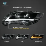 11-13 Toyota Corolla Led Headlights Assembly Retrofit - Image 2