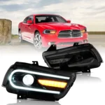 2014 Charger Headlights Replacement (11-14) With LED Projector O