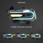 2013 Dodge Charger Headlights (11-14) Upgrade To RGB LED Animation Sequential Turn Signal