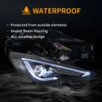 11-14 Hyundai Sonata Headlights Assembly With Demon Eye Style - Image 11