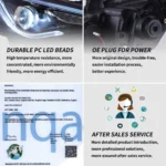 11-14 Hyundai Sonata Headlights Assembly With Demon Eye Style - Image 13