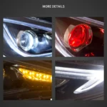 2013 Hyundai Sonata Headlights Assembly (11-14) With Demon Eye Style Detail