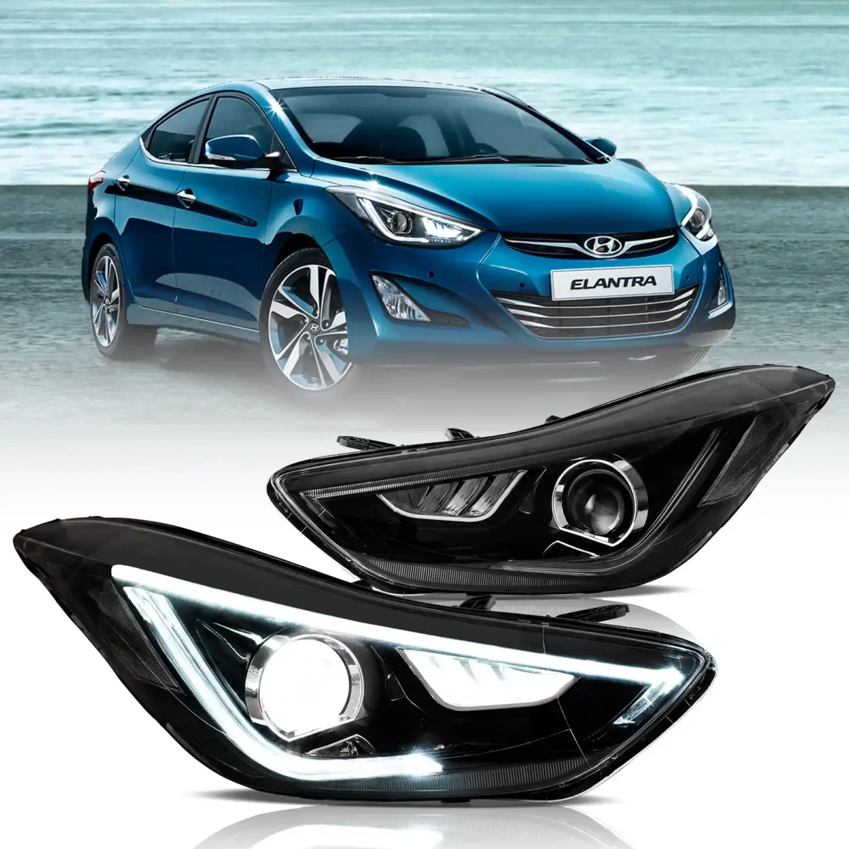 2015 Hyundai Elantra Headlight (11-15) Upgrade Kits O