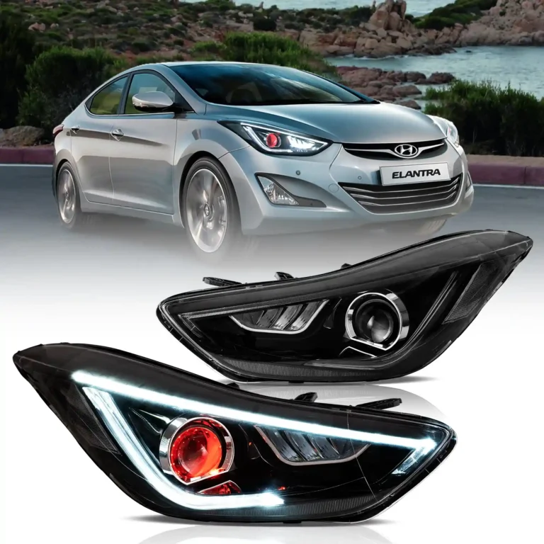2013 Hyundai Elantra Headlight Replacement (11-15) With Demon Eye Style EO