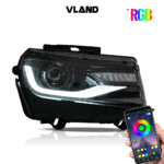 2014 Chevy Camaro Headlights Upgrade To RGB Style Dynamic Display
