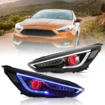 2016 Ford Focus Headlights ST:SE LED Projector (15-18) With Demon Eyes O