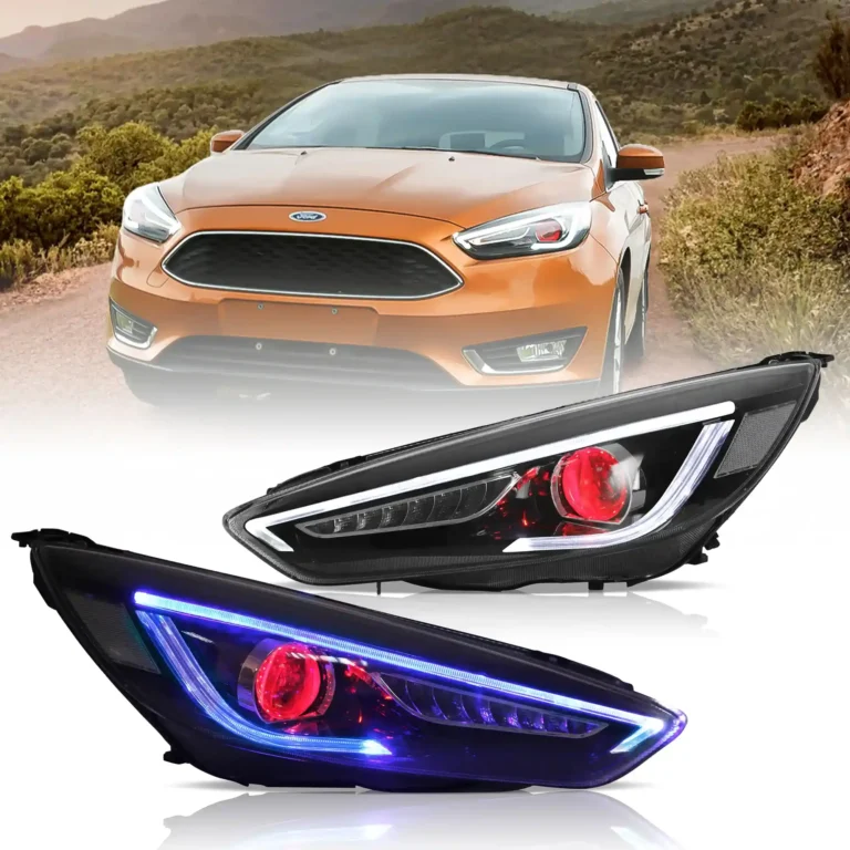 2016 Ford Focus Headlights ST:SE LED Projector (15-18) With Demon Eyes O