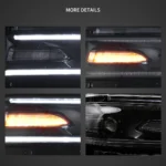 2015 Charger Headlights Replacement (15-24) With LED Projector Detail