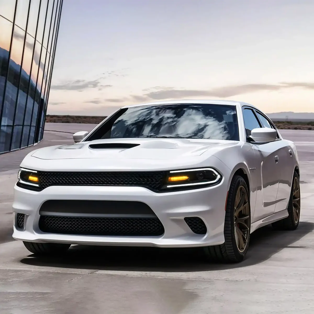 2015 Charger Headlights Replacement (15-24) With LED Projector Photos2