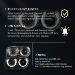 15-Persent Dodge Challenger Headlights Upgrade To RGB LED Style - Image 11