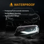 16-18 Camaro Headlights Replacement With Dual Beam LED Projector - Image 9