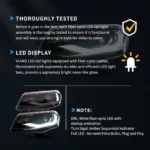 16-18 Camaro Headlights Replacement With Dual Beam LED Projector - Image 12