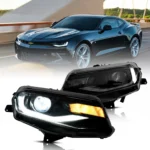 Camaro Headlights 2016-2018 Replacement With Dual Beam LED Projector