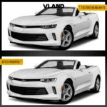 2016-2018 Camaro LED Headlights Upgrade To New Style Before and After