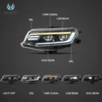2016-2018 Camaro LED Headlights Upgrade To New Style Function Show