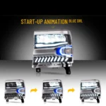 16-18 Silverado Headlights Cool Style With LED Reflection Bowl Sequential Turn Signal A