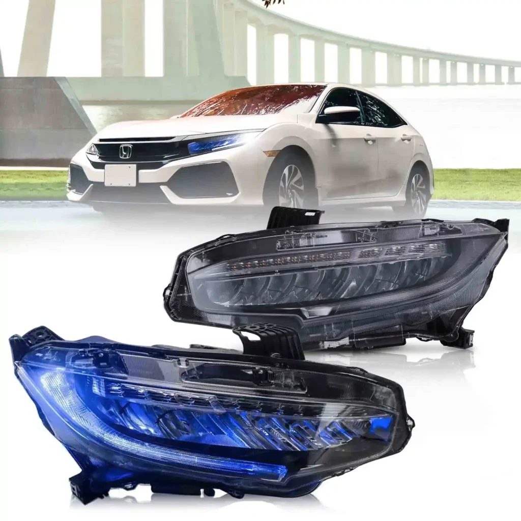 2016 Honda Civic Headlights Replacement (16-21) With LED Sequential B