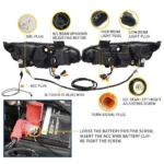 2016 Honda Civic Headlights Replacement (16-21) With LED Sequential Wiring Harness