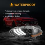 18-23 Mustang GT Headlights LED Projector Retrofit Kits - Image 11
