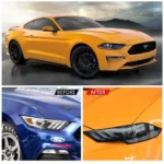 2018 Mustang Headlights LED Projector (18-23) Retrofit Kits Before and After