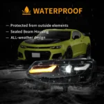 19-24 Camaro Headlight Assembly With New LED Style - Image 9