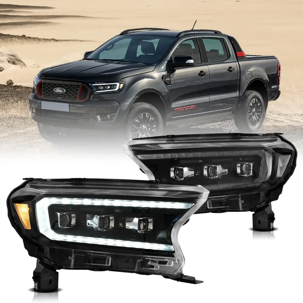 2020 Ford Ranger LED Headlights Replacement (19-23) With Matrix Projector C