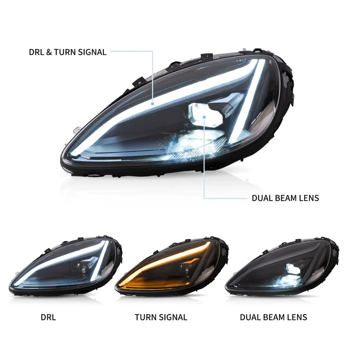 C6 Corvette LED Headlights Replacement With C8 Style Function Show