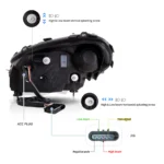 C6 Corvette LED Headlights Replacement With C8 Style Wiring Harness