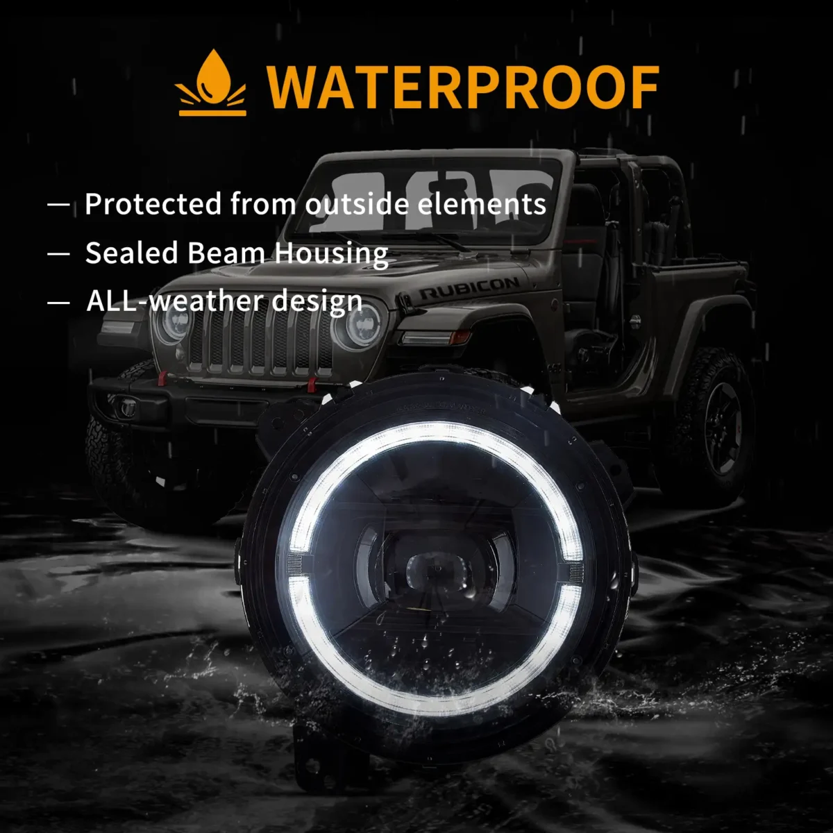 Jeep Gladiator LED Headlights Upgrade Kits With Start-up Animation - Image 11