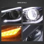 Vland Headlights Focus ST (15-18) Upgrade kits Detail