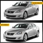 Vland Headlights IS250 06-13 Customized Kit Before and After