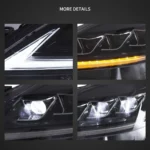 Vland Headlights IS250 06-13 Customized Kit Detail