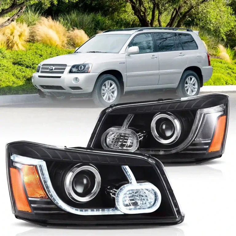 2001-2007 Toyota Highlander Headlights Replacement With LED Projector 15