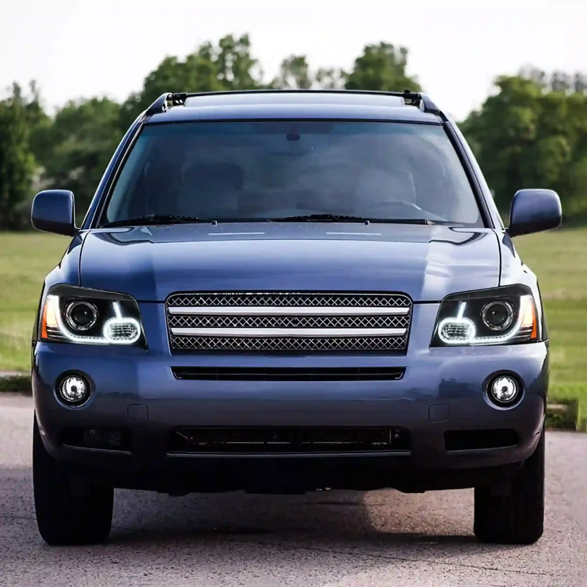 01-07 Toyota Highlander Headlights Replacement With LED Projector - Image 9