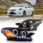 2007 Toyota Yaris Headlights (07-12) Sedan LED Projector Assembly