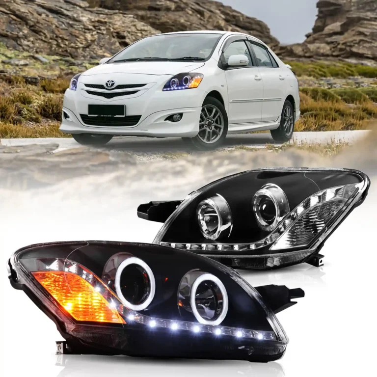2007 Toyota Yaris Headlights (07-12) Sedan LED Projector Assembly