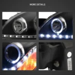 07-12 Toyota Yaris Headlights Sedan LED Projector Assembly - Image 4